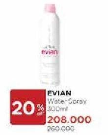 Promo Harga EVIAN Facial Spray Limited Edition 300 ml - Watsons