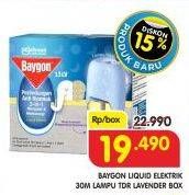 Promo Harga BAYGON Liquid Electric Lavender 33 ml - Superindo