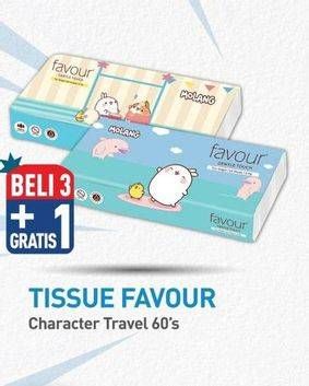 Promo Harga Favour Character Facial Tissue Gentle Touch 60 sheet - Hypermart