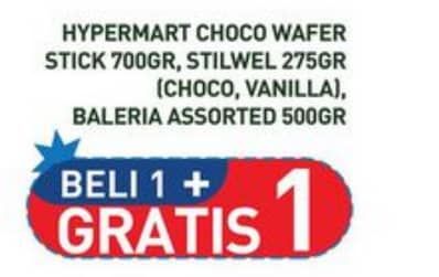 Promo Harga Hypermart/Stilwel Wafer/Baleria Assorted  - Hypermart