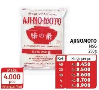 Promo Harga AJINOMOTO Bumbu Masak 250 gr - Lotte Grosir