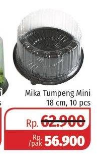 Promo Harga Mika Mini Tumpeng 18 Cm 10 pcs - Lotte Grosir