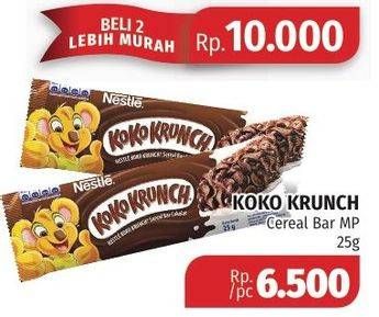 Promo Harga NESTLE KOKO KRUNCH Chocolate Bar 25 gr - Lotte Grosir