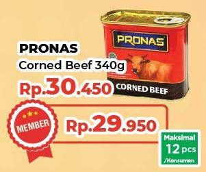 Promo Harga Pronas Corned Beef 340 gr - Yogya