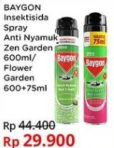 Promo Harga Baygon Insektisida Spray Zen Garden, Flower Garden 600 ml - Indomaret