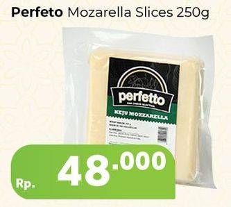 Promo Harga PERFETTO Keju Mozzarella 250 gr - Carrefour