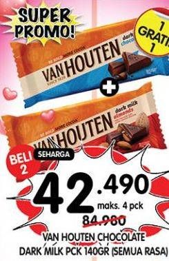 Promo Harga Van Houten Chocolate All Variants 155 gr - Superindo