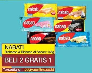 Promo Harga NABATI Wafer All Variants 145 gr - Yogya