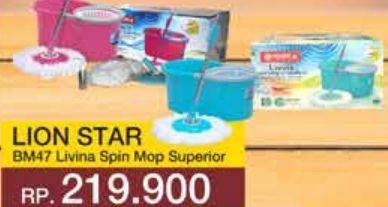 Promo Harga Lion Star Livina Spin Mop BM-47  - Yogya