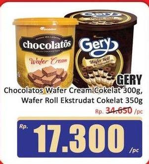 Promo Harga Chocolatos Wafer Cream/Gery Wafer Roll  - Hari Hari