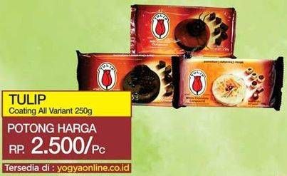Promo Harga TULIP Coklat Compound All Variants 250 gr - Yogya