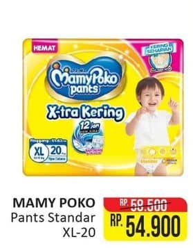 Promo Harga Mamy Poko Pants Xtra Kering XL20 20 pcs - Alfamart