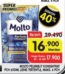 Promo Harga Molto Pewangi 650 ml - Superindo