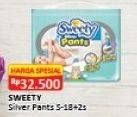 Promo Harga Sweety Silver Pants S18+2 20 pcs - Alfamart