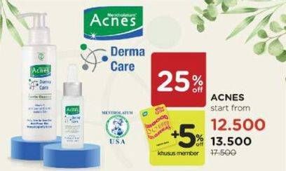 Promo Harga Acnes Derma Care Gentle Cleanser/Anti Blemish Essence   - Watsons