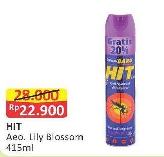 Promo Harga HIT Aerosol Lily Blossom 415 ml - Alfamart