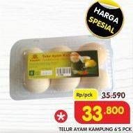 Promo Harga Telur Ayam Kampung 6 pcs - Superindo