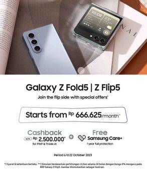 Promo Harga Galaxy Z Fold5/Z Flip5  - Erafone