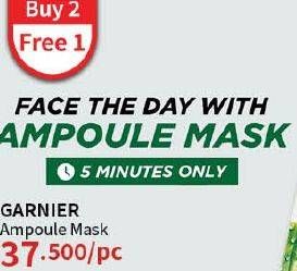 Promo Harga Garnier Ampoule Mask 1 sheet - Guardian