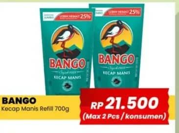 Promo Harga Bango Kecap Manis 700 gr - Yogya