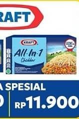 Promo Harga Kraft All in 1 Cheddar 165 gr - Indomaret