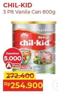 Promo Harga Morinaga Chil Kid Platinum Vanila 800 gr - Alfamart