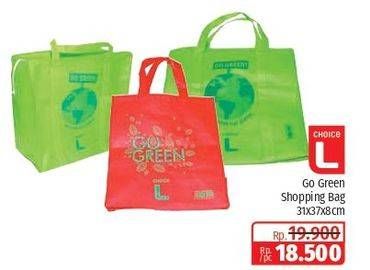 Promo Harga CHOICE L Shopping Bag Red  - Lotte Grosir
