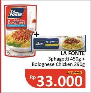 Promo Harga LA FONTE Spaghetti/Saus Pasta  - Alfamidi