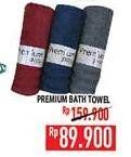 Promo Harga PREMIUM Bath Towel 70 X 135 Cm  - Hypermart