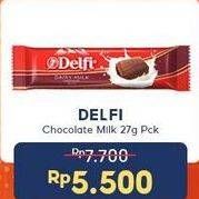 Promo Harga DELFI Chocolate Dairy Milk 27 gr - Indomaret