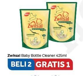 Promo Harga ZWITSAL Baby Bottle & Utensils Cleaner 425 ml - Carrefour