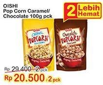 Promo Harga OISHI Popcorn Coklat, Karamel 100 gr - Indomaret