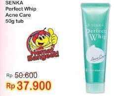 Promo Harga SENKA Perfect Whip Facial Foam Acne Care 50 gr - Indomaret