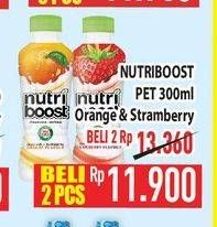 Promo Harga Minute Maid Nutriboost Orange, Strawberry 300 ml - Hypermart