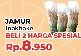 Promo Harga Jamur Inokitake (Jamur Enokitake) All Variants per 2 bungkus - Yogya