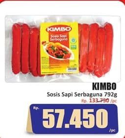 Promo Harga Kimbo Sosis Sapi Serbaguna 792 gr - Hari Hari