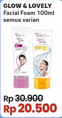 Promo Harga Glow & Lovely (fair & Lovely) Facial Foam All Variants 100 gr - Indomaret