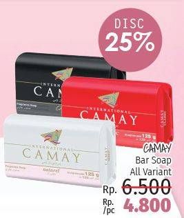 Promo Harga CAMAY Bar Soap All Variants  - LotteMart