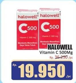 Promo Harga HALOWELL Vitamin C 500 mg 30 pcs - Hari Hari