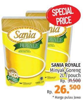 Promo Harga SANIA Minyak Goreng Royale 2 ltr - LotteMart