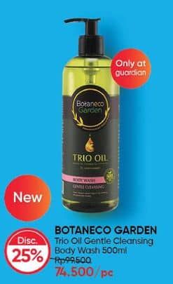 Promo Harga Botaneco Garden Body Wash Tri Oil 500 ml - Guardian