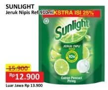 Promo Harga Sunlight Pencuci Piring Jeruk Nipis 100 910 ml - Alfamart