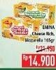 Promo Harga EMINA Cheddar Cheese Rich, Mozza 165 gr - Hypermart