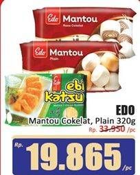 Promo Harga EDO Mantou Cokelat, Plain 320 gr - Hari Hari