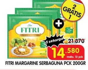 Promo Harga Fitri Margarine Serbaguna 200 gr - Superindo