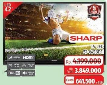 Promo Harga SHARP 2T-C42BD1i | LED TV 42"  - Lotte Grosir