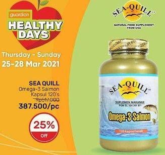 Promo Harga SEA QUILL Omega 3 Salmon 120 pcs - Guardian