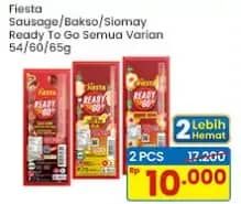 Promo Harga Fiesta Ready To Go All Variants 54 gr - Indomaret