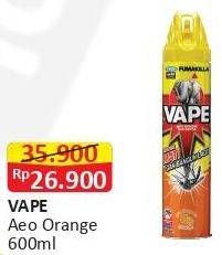 Promo Harga FUMAKILLA VAPE Aerosol Orange 600 ml - Alfamart