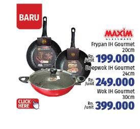 Promo Harga Maxim Wok IH Gourmet 30 Cm  - LotteMart